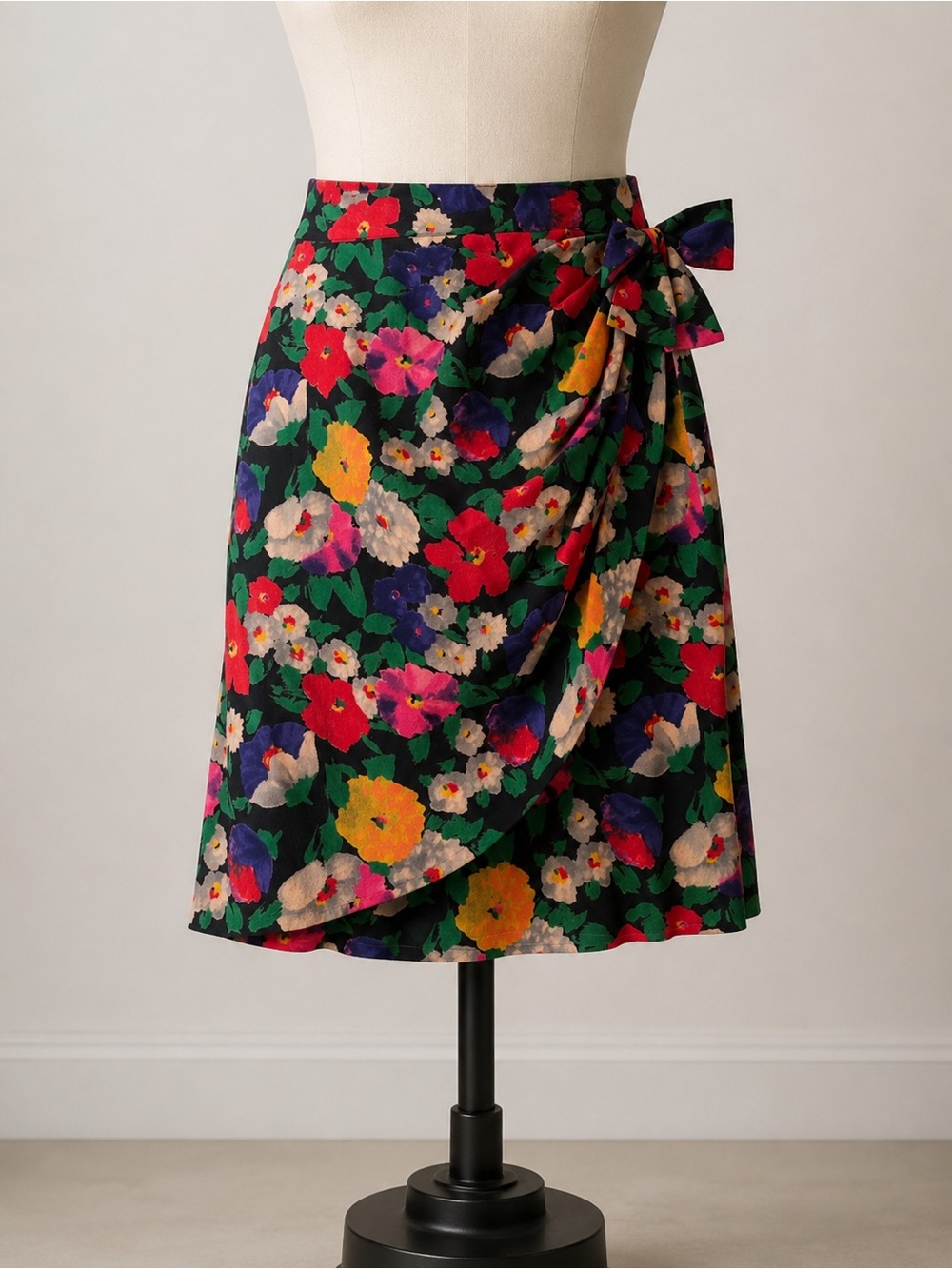 Ungaro Ter Floral Ruched Pencil Knee length skirt